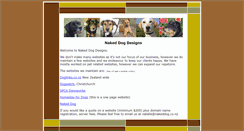 Desktop Screenshot of nakeddogdesigns.doglinks.co.nz